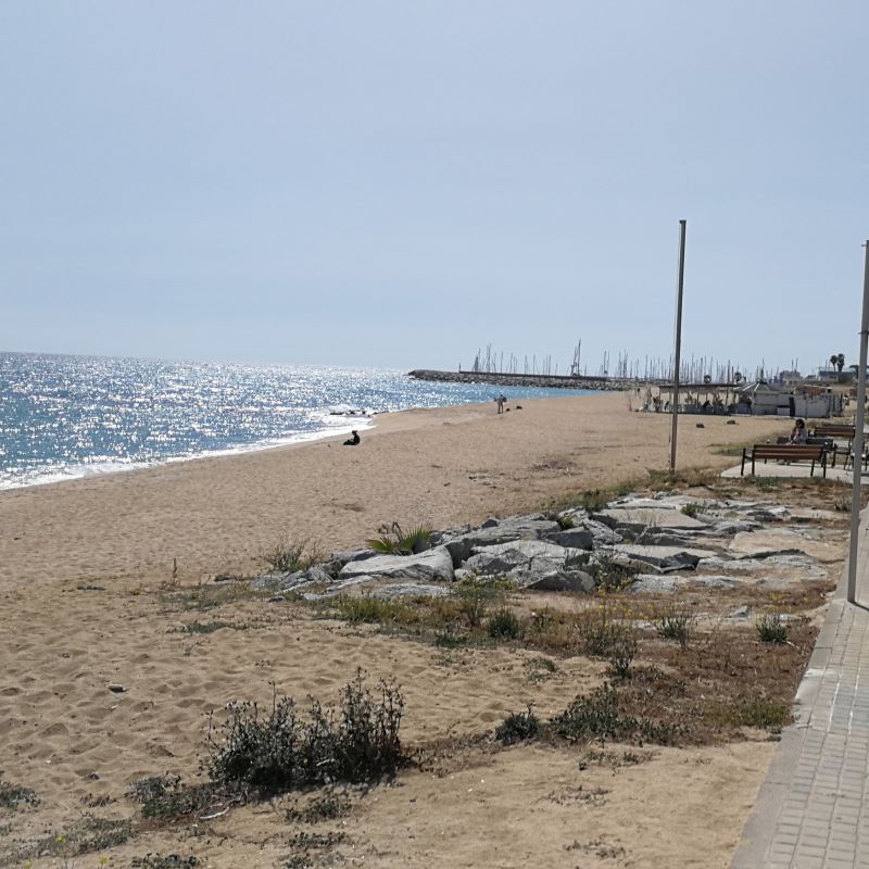 the beach at Sant Vicenç