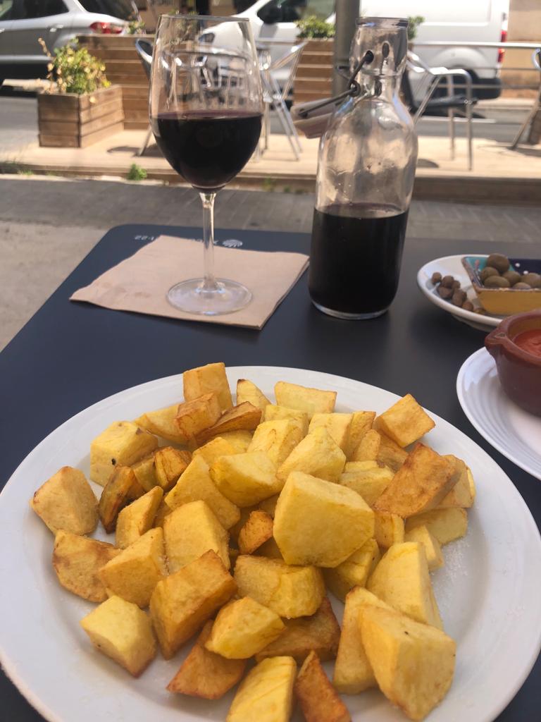 patates braves at Bar Angel in El Masnou