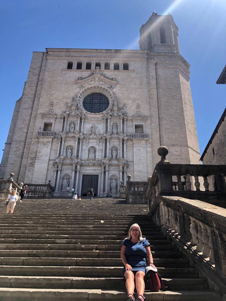 the cathedral in Girona